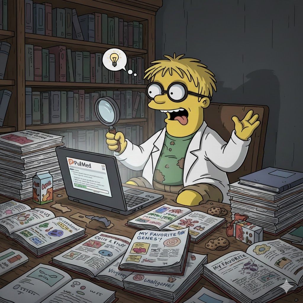 Ralph in the library